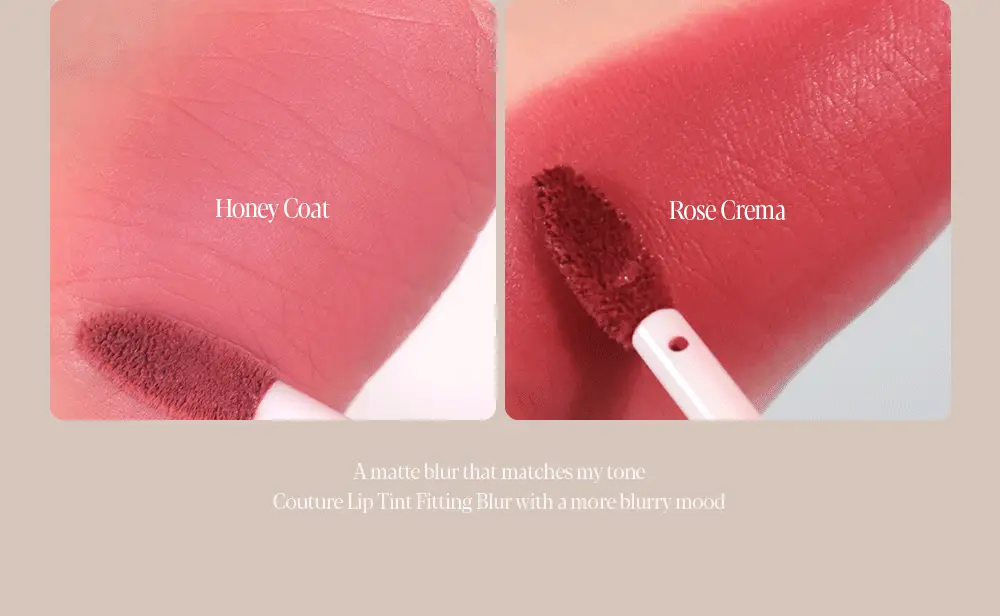 [세레나데/블러틴트] 에스쁘아 꾸뛰르 립틴트 피팅 블러 4g 12colors 상세페이지 8